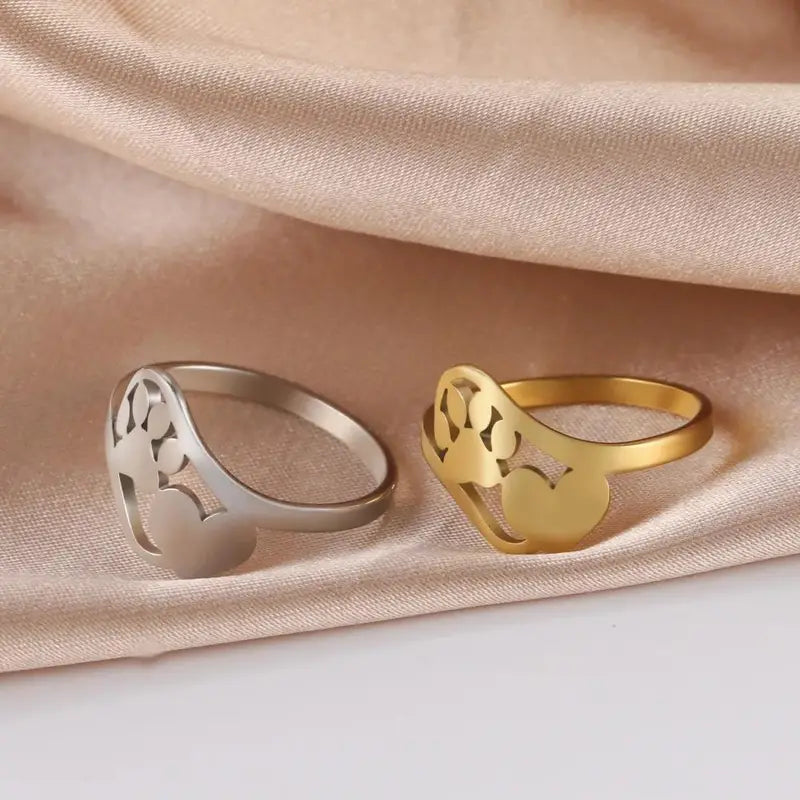 Paw Minimalist Ring