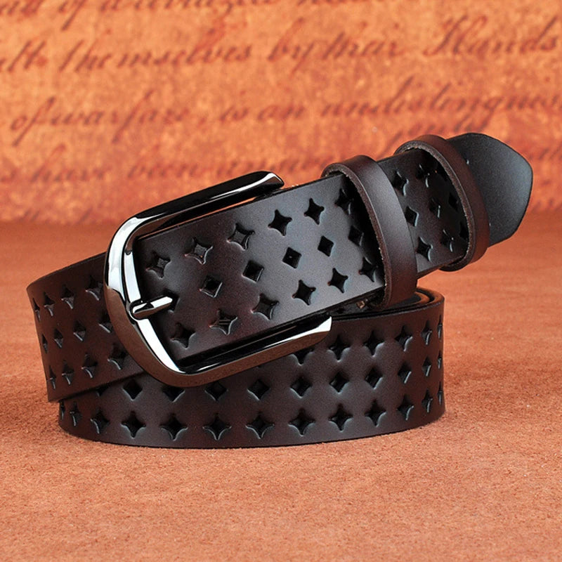 Constellation Leather Belt