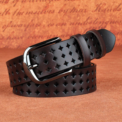 Constellation Leather Belt