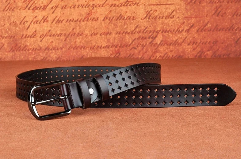 Constellation Leather Belt