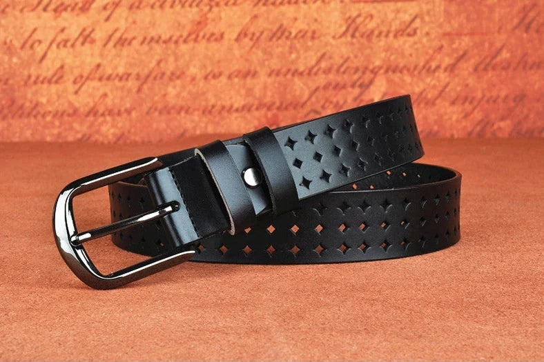 Constellation Leather Belt