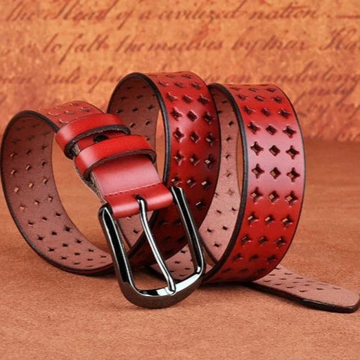 Constellation Leather Belt