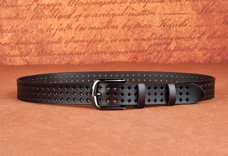 Constellation Leather Belt