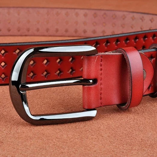 Constellation Leather Belt