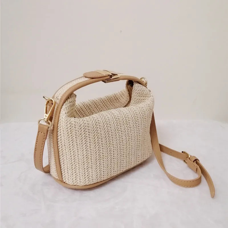 Sun-Kissed Straw Tote