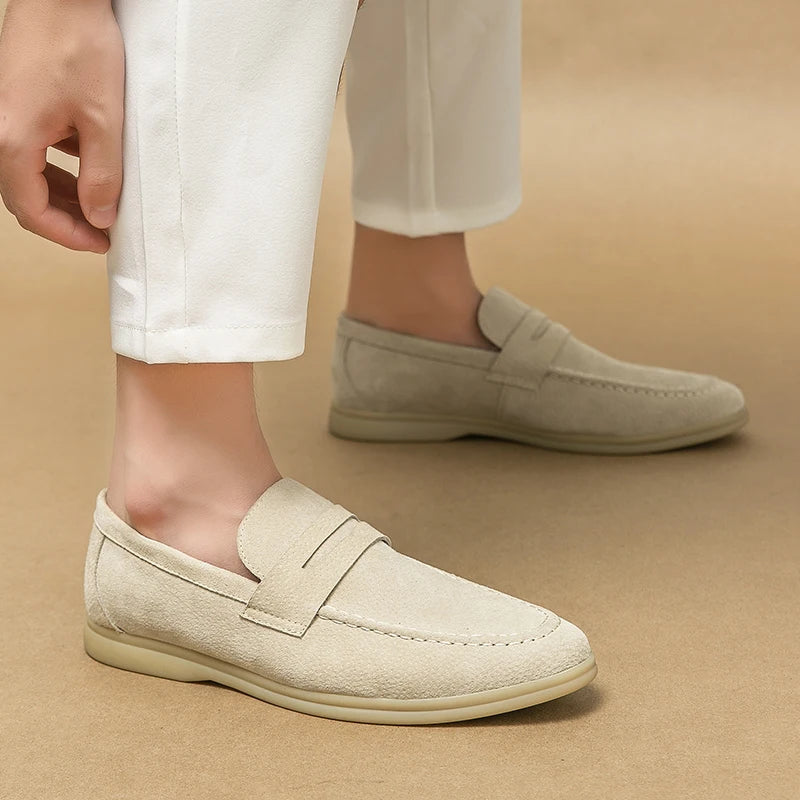 Genovese Suede Loafers