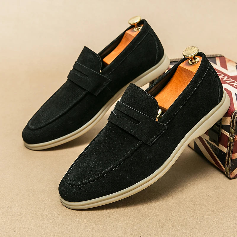 Genovese Suede Loafers