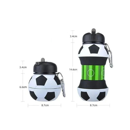 Football Fold Water Bottle