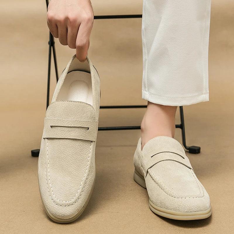 Genovese Suede Loafers