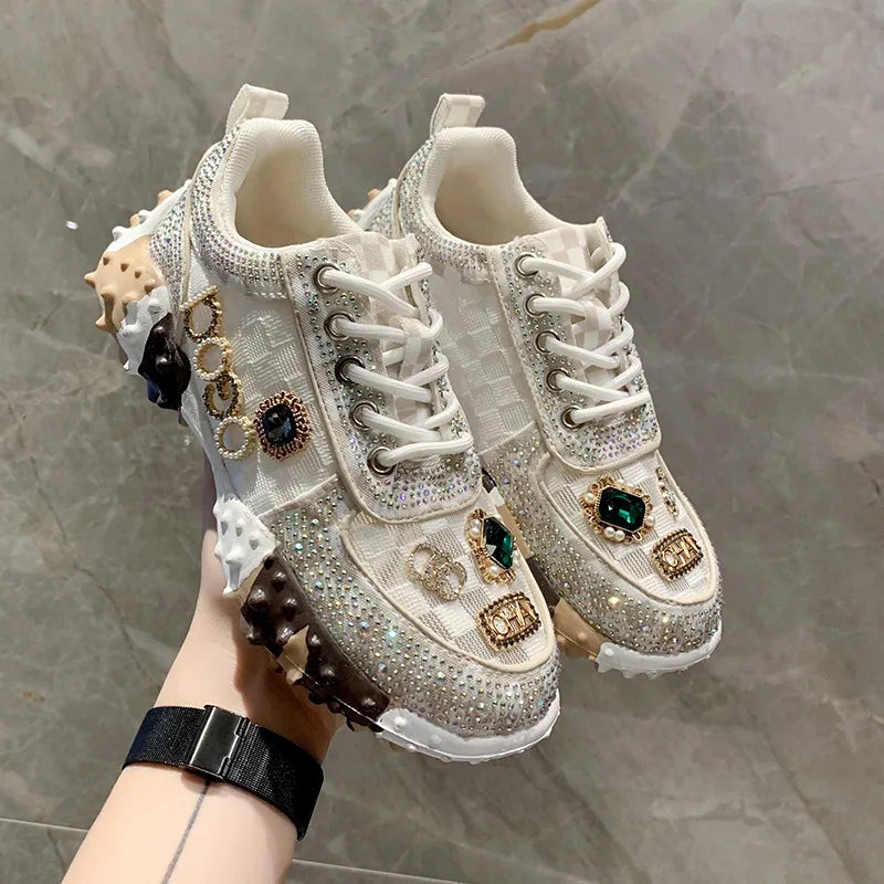 Rhinestone Sneakers