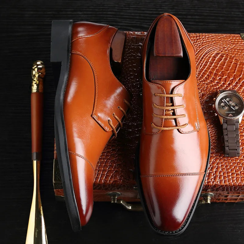 Classic Gentlemen's Derby Shoes