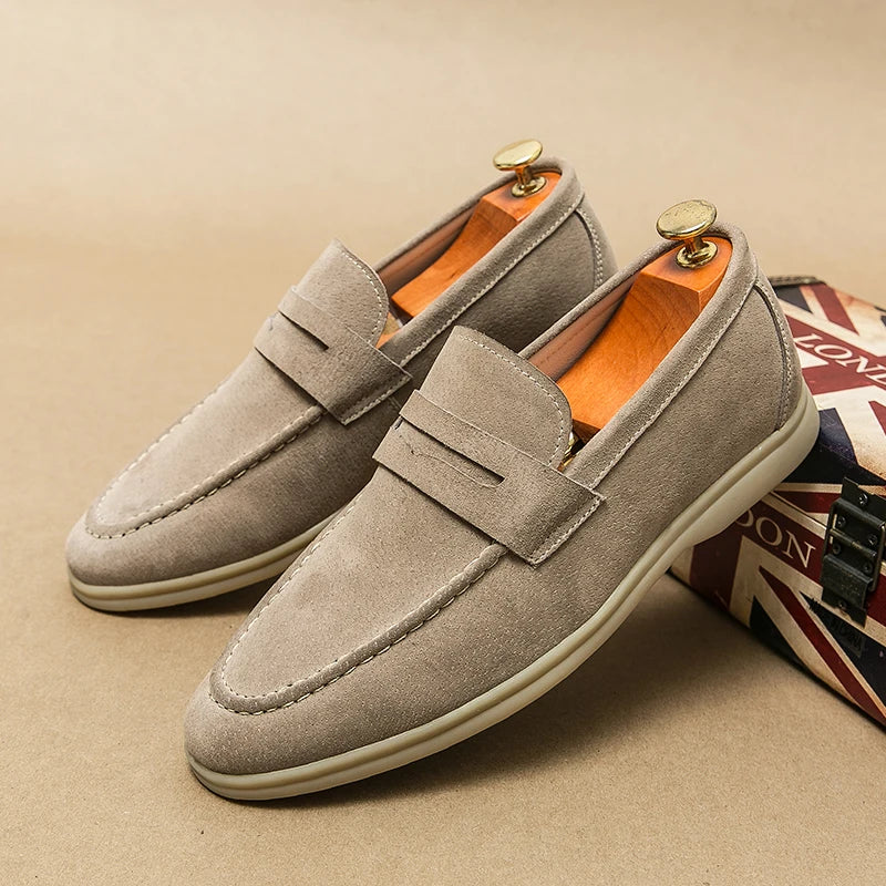 Genovese Suede Loafers