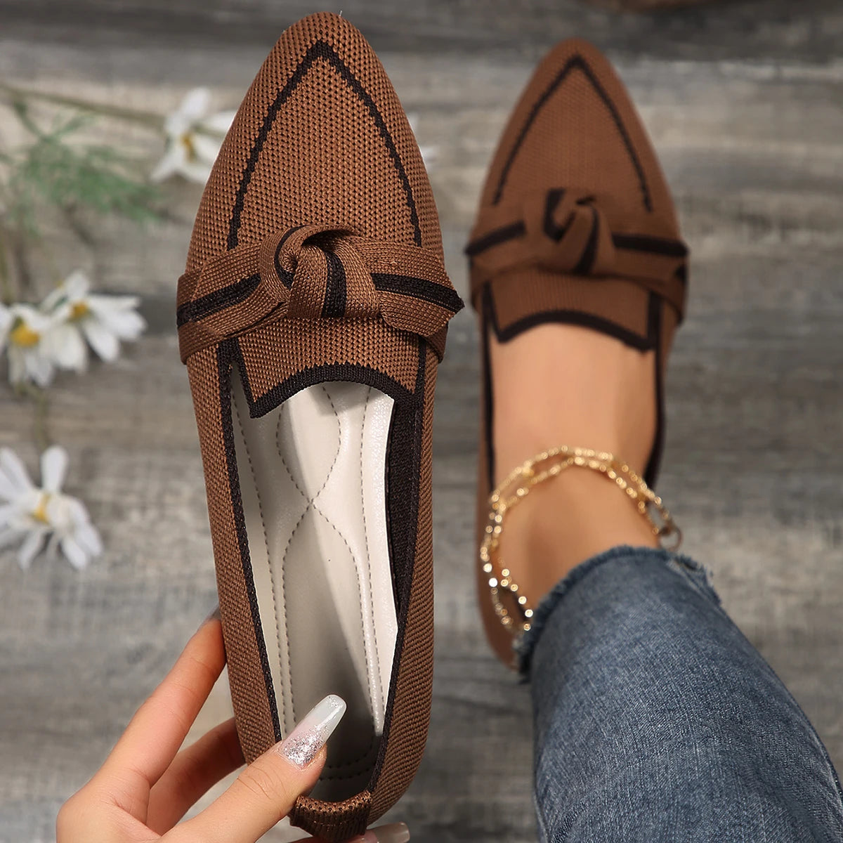 Bella Fiore Slip-On Flats