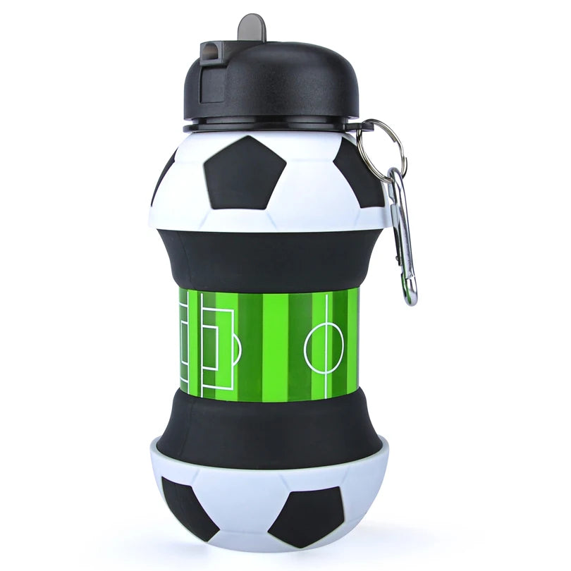 Football Fold Water Bottle